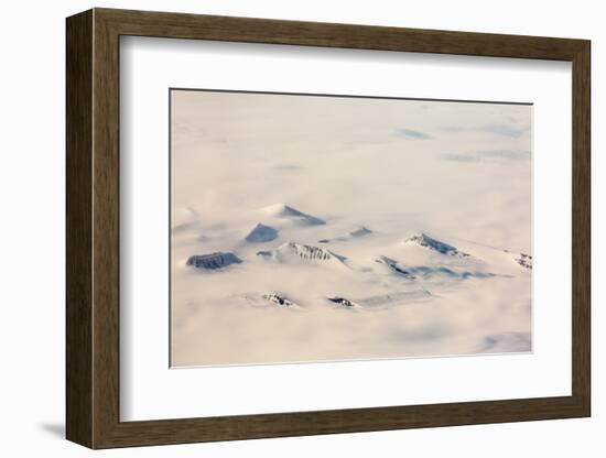 Greenland, Aerial Picture, Glacier and Snowy Mountains-Catharina Lux-Framed Photographic Print