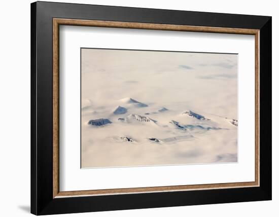 Greenland, Aerial Picture, Glacier and Snowy Mountains-Catharina Lux-Framed Photographic Print