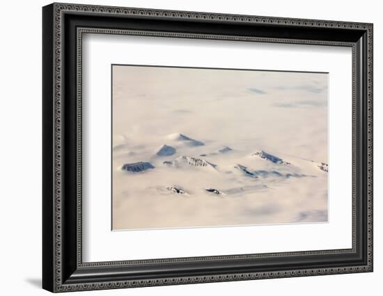 Greenland, Aerial Picture, Glacier and Snowy Mountains-Catharina Lux-Framed Photographic Print