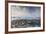 Greenland, Disko Bay, Ilulissat, Elevated Town View with Floating Ice-Walter Bibikow-Framed Photographic Print