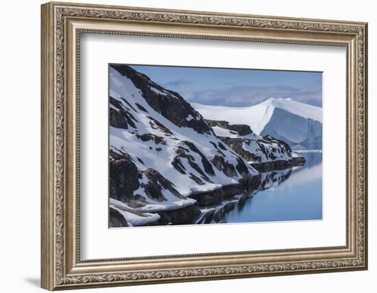 Greenland, Disko Bay, Ilulissat, Elevated View of Floating Ice-Walter Bibikow-Framed Photographic Print