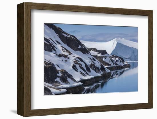 Greenland, Disko Bay, Ilulissat, Elevated View of Floating Ice-Walter Bibikow-Framed Photographic Print