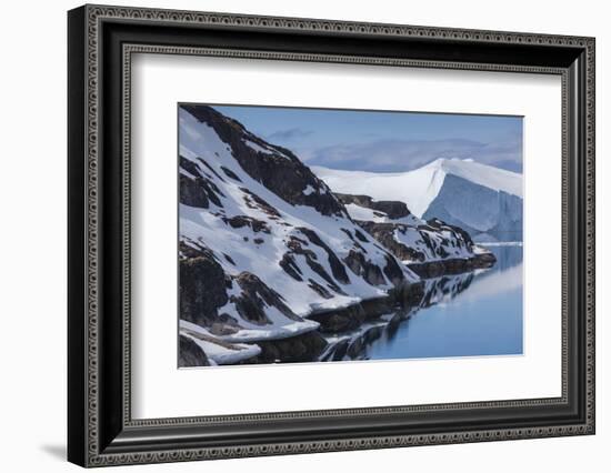 Greenland, Disko Bay, Ilulissat, Elevated View of Floating Ice-Walter Bibikow-Framed Photographic Print