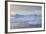 Greenland, Disko Bay, Ilulissat, Fishing Boat in Floating Ice at Sunset-Walter Bibikow-Framed Photographic Print