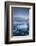 Greenland, Disko Bay, Ilulissat, Floating Ice at Sunset with Moonrise-Walter Bibikow-Framed Photographic Print