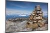 Greenland, Disko Bay, Ilulissat, Rock Cairn-Walter Bibikow-Mounted Photographic Print