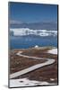 Greenland, Disko Bay, Ilulissat, Sermermiut Ruins Hike, Hiking Walkway-Walter Bibikow-Mounted Photographic Print