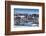 Greenland, Disko Bay, Ilulissat, Town Harbor, Elevated View-Walter Bibikow-Framed Photographic Print