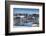 Greenland, Disko Bay, Ilulissat, Town Harbor, Elevated View-Walter Bibikow-Framed Photographic Print