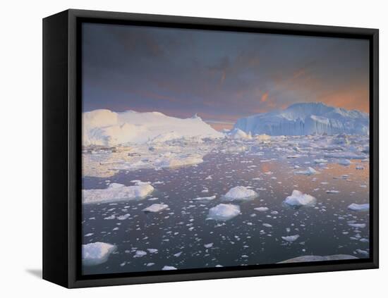 Greenland, Disko Bay-Peter Adams-Framed Premier Image Canvas