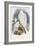 Greenland Falcon, 1862-1873-John Gould-Framed Giclee Print