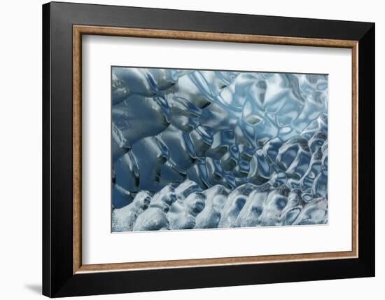 Greenland Ice Abstract-Art Wolfe-Framed Photographic Print