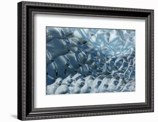 Greenland Ice Abstract-Art Wolfe-Framed Photographic Print