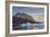 Greenland. Scoresby Sund. Icebergs and deeply eroded mountains.-Inger Hogstrom-Framed Photographic Print