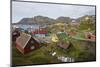 Greenland. Sisimiut. History museum from above.-Inger Hogstrom-Mounted Photographic Print