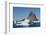 Greenland. Uummannaq. Uummannaq mountain and iceberg.-Inger Hogstrom-Framed Photographic Print