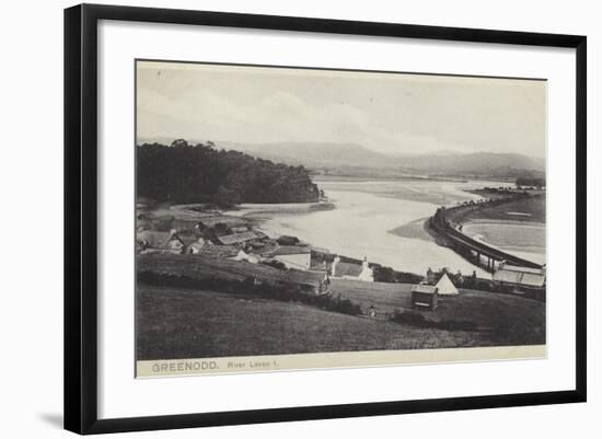 Greenodd and the River Leven, Lancashire-null-Framed Photographic Print