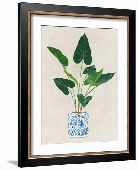 Greens in Vase I-Aria K-Framed Art Print