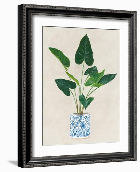 Greens in Vase I-Aria K-Framed Art Print