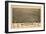 Greensboro, North Carolina - Panoramic Map-Lantern Press-Framed Art Print