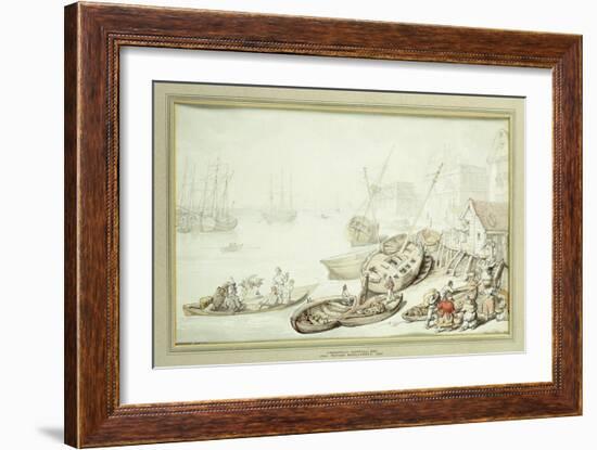 Greenwich Hospital, 1822-Thomas Rowlandson-Framed Giclee Print