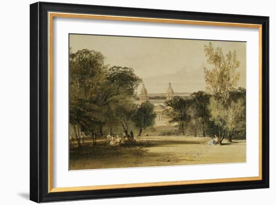 Greenwich Hospital from the Park, 1830-Thomas Shotter Boys-Framed Giclee Print