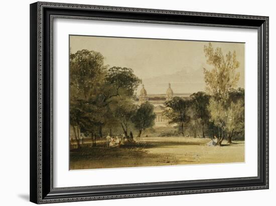 Greenwich Hospital from the Park, 1830-Thomas Shotter Boys-Framed Giclee Print