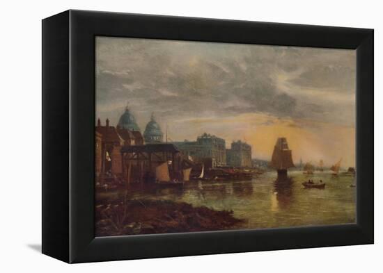 'Greenwich Hospital from the River', 1854, (1935)-James Holland-Framed Premier Image Canvas