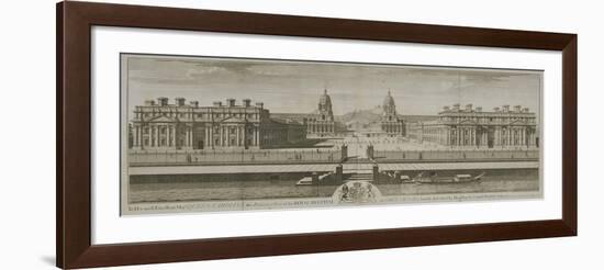 Greenwich Hospital, London, 1734-William Henry Toms-Framed Giclee Print