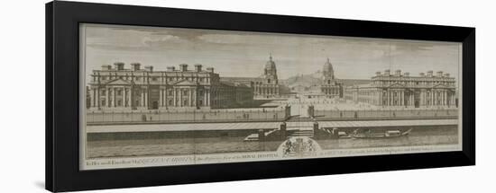 Greenwich Hospital, London, 1734-William Henry Toms-Framed Giclee Print