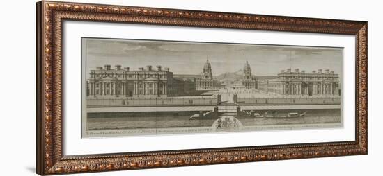 Greenwich Hospital, London, 1734-William Henry Toms-Framed Giclee Print