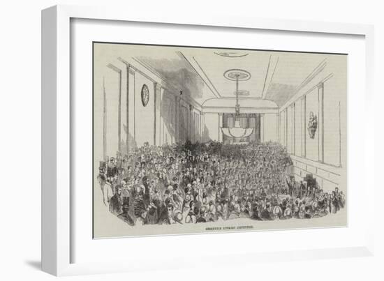 Greenwich Literary Institution-null-Framed Giclee Print