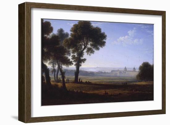 Greenwich Looking Towards the Thames-John Glover-Framed Giclee Print