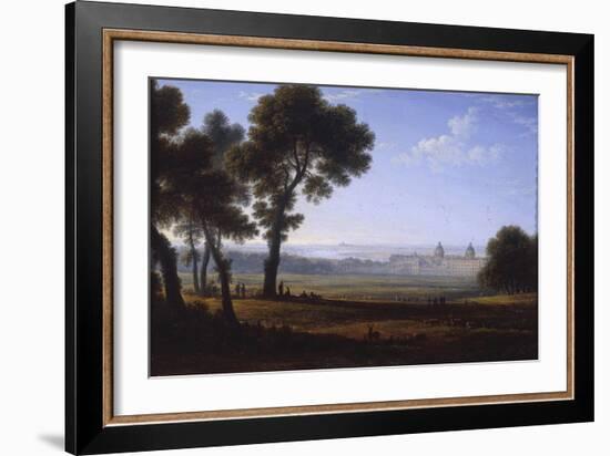 Greenwich Looking Towards the Thames-John Glover-Framed Giclee Print