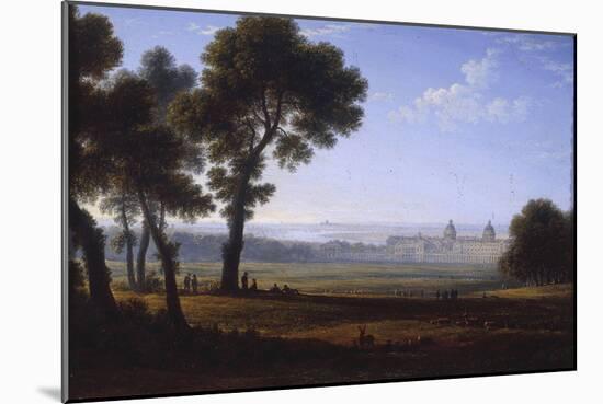 Greenwich Looking Towards the Thames-John Glover-Mounted Giclee Print