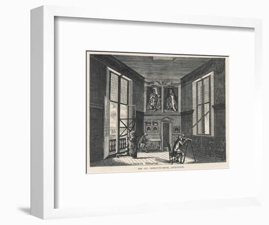 Greenwich Observatory the Old Observing Room-null-Framed Art Print