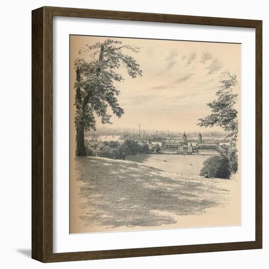 Greenwich Palace from Observatory Hill, 1902-Thomas Robert Way-Framed Giclee Print