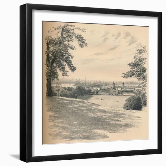 Greenwich Palace from Observatory Hill, 1902-Thomas Robert Way-Framed Giclee Print