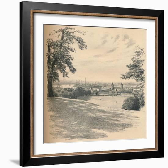 Greenwich Palace from Observatory Hill, 1902-Thomas Robert Way-Framed Giclee Print