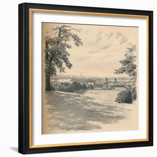 Greenwich Palace from Observatory Hill, 1902-Thomas Robert Way-Framed Giclee Print