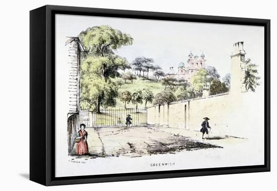 Greenwich Park, Greenwich, London, C1850-T Turner-Framed Premier Image Canvas