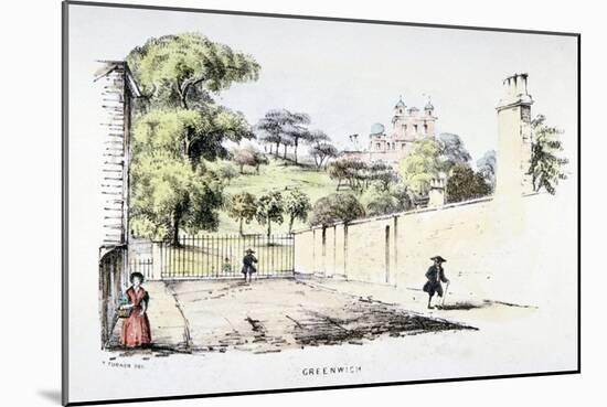 Greenwich Park, Greenwich, London, C1850-T Turner-Mounted Giclee Print