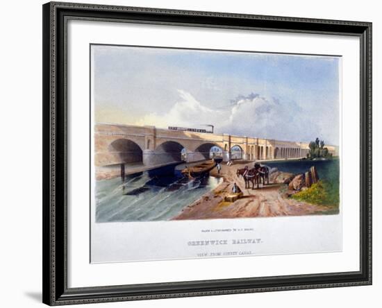 Greenwich Railway, Deptford, London, 1836-GF Bragg-Framed Giclee Print