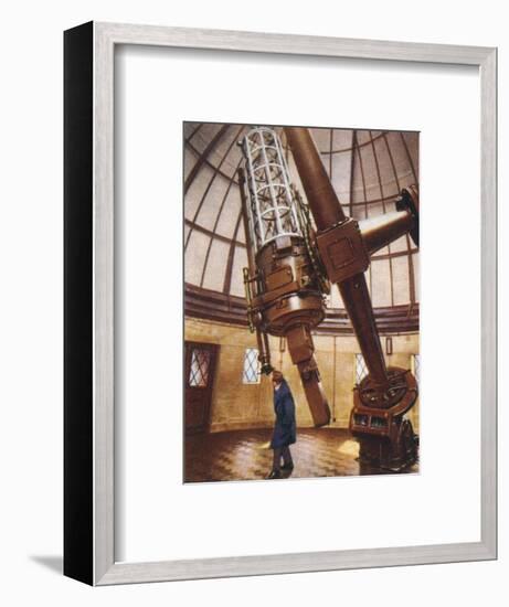 Greenwich's largest telescope, 1938-Unknown-Framed Giclee Print
