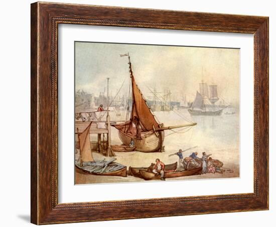 Greenwich watercolour-Thomas Rowlandson-Framed Giclee Print