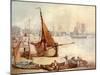 Greenwich watercolour-Thomas Rowlandson-Mounted Giclee Print