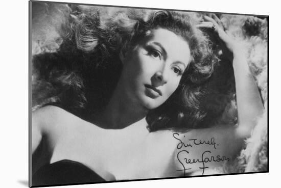 Greer Garson (1904-199), English Actress, C1930S-null-Mounted Photographic Print