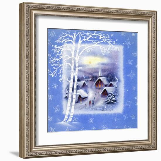 Greeting Card - Churches, Silent Night, National Museum of American History--Framed Art Print