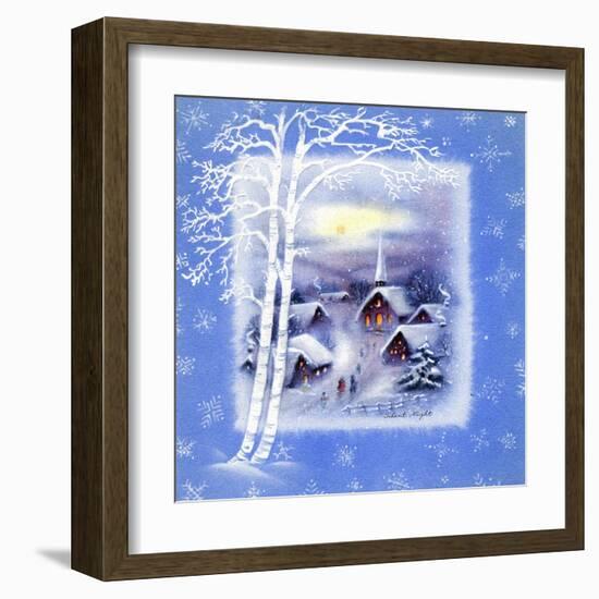 Greeting Card - Churches, Silent Night, National Museum of American History-null-Framed Art Print