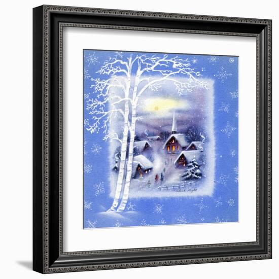 Greeting Card - Churches, Silent Night, National Museum of American History-null-Framed Art Print